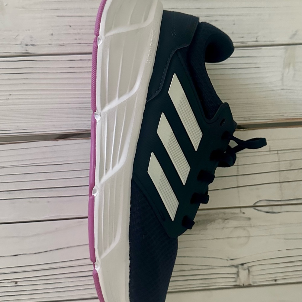 Brand New Adidas Galaxy Sneakers. Black & Pink. Size 8. New Without Box